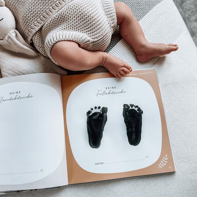 Thumbnail 1 de LEBENSKOMPASS Mein erstes Jahr Babyalbum 21×21 cm 📘