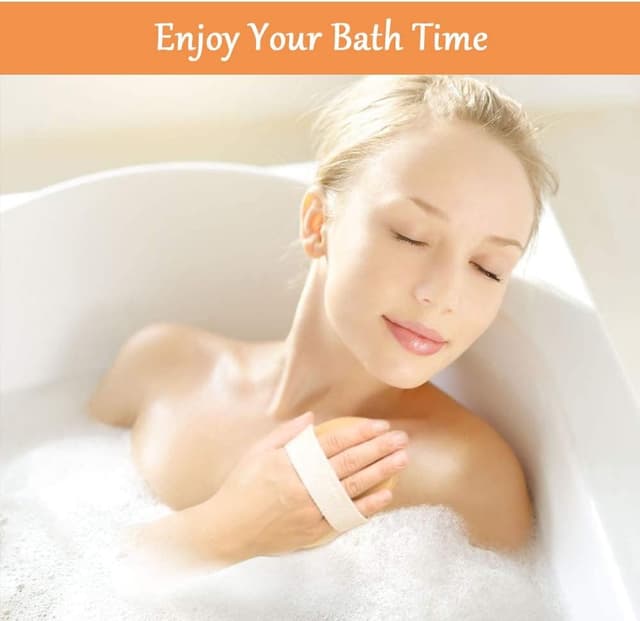 Detalle de URAQT spazzola per corpo in legno con setole naturali (kit da 2 pezzi) per esfoliazione a secco e massaggio linfatico