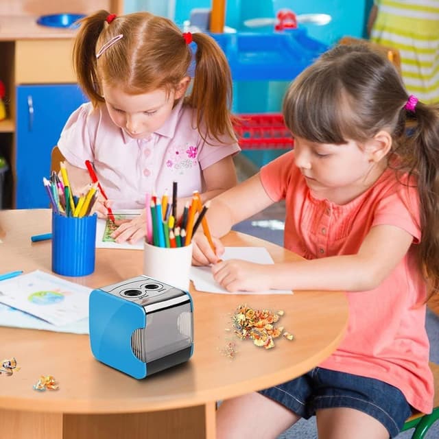 Thumbnail 4 de Oladwolf Elektrischer Anspitzer Zwei Löcher