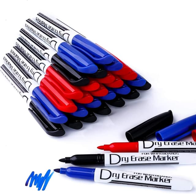 Thumbnail 6 de Volcanics Black Dry Erase Markers 80-pack ๐