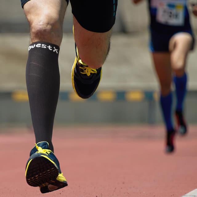 Detalle de Rwest X Kompressionsstrümpfe für Damen & Herren – robuste Stützsocken (20–30 mmHg) für Sport, Reisen & Flug