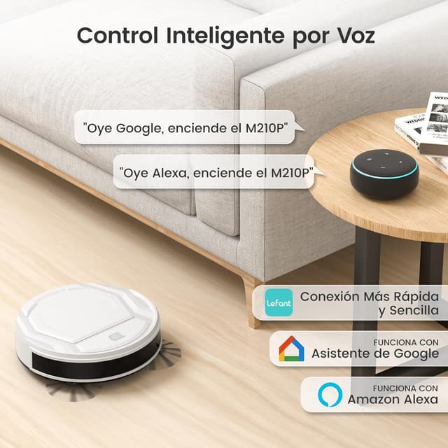 Thumbnail 7 de LEFANT M210P Robot Aspirador 🧹 Potente, Wi-Fi y Control Remoto