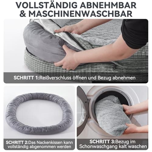 Thumbnail 7 de Pawk Panier chien moyen taille, lit orthopédique 71x58x15 cm