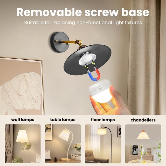 Thumbnail 4 de LGMCF E27 Rechargeable Bulb with Remote