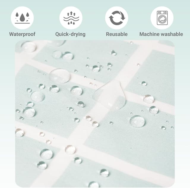 Detalle 2 de HECCEI WetBag Kindergarten Nassbeutel – 2er Set wasserdichter Wetbag als Nappy- & Schwimmsachen-Tasche