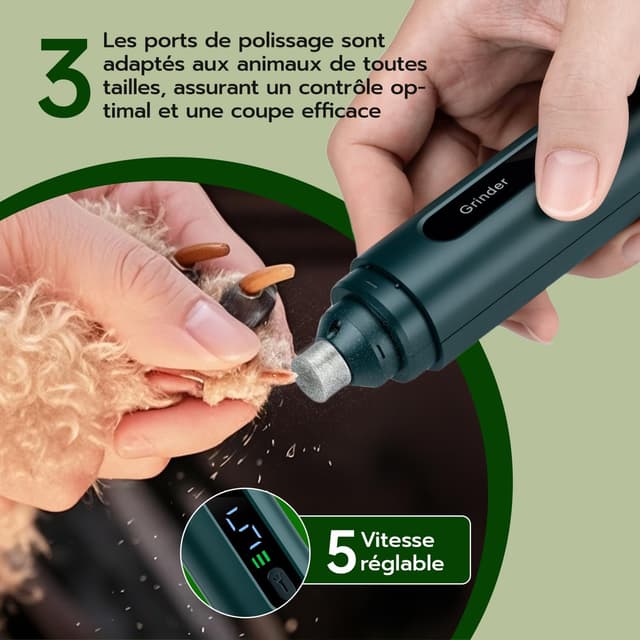 Thumbnail 4 de Tolesum Lime à Ongles 5 vitesses ✂