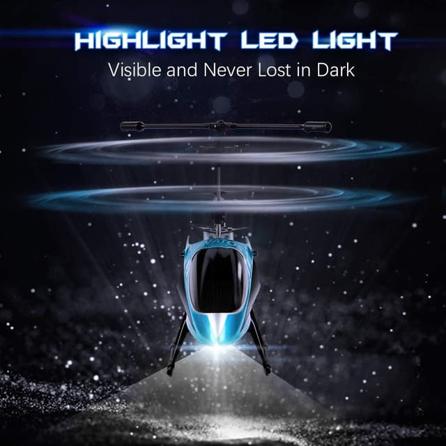 Thumbnail 3 de VATOS Hubschrauber YD-927 RC (2,4 GHz, 3-Kanal) mit LED und Gyro – Mini-Hubschrauber für drinnen