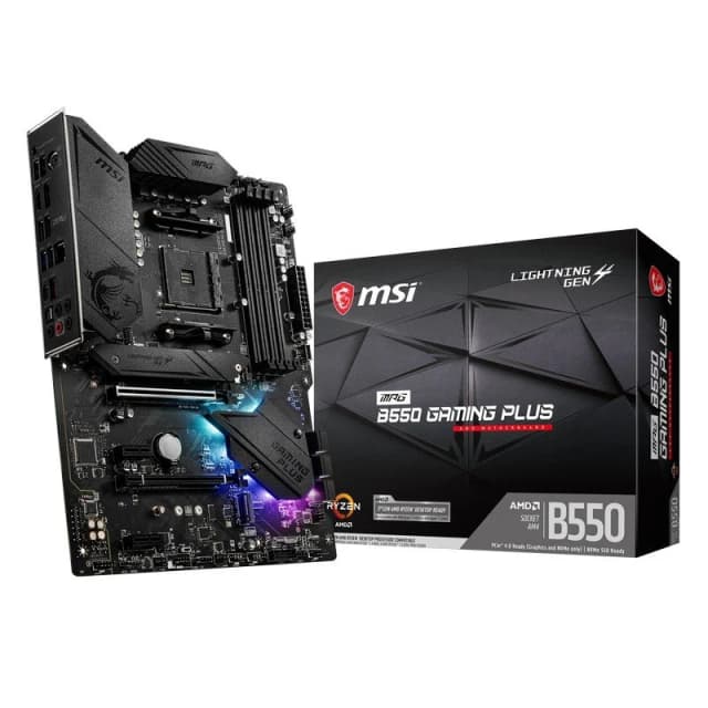 Detalle de MSI MPG B550 GAMING PLUS placa base
