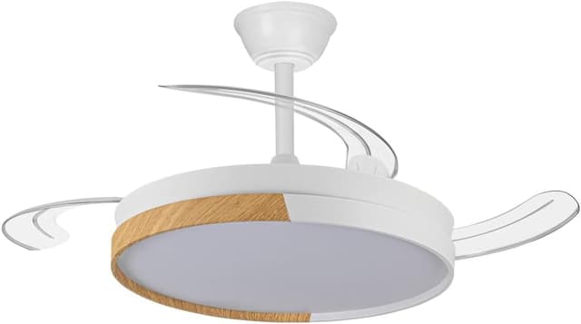 Thumbnail 3 de wonderlamp - Ventilador LED Arpino Blanco con Aspas Plegables 🌬️