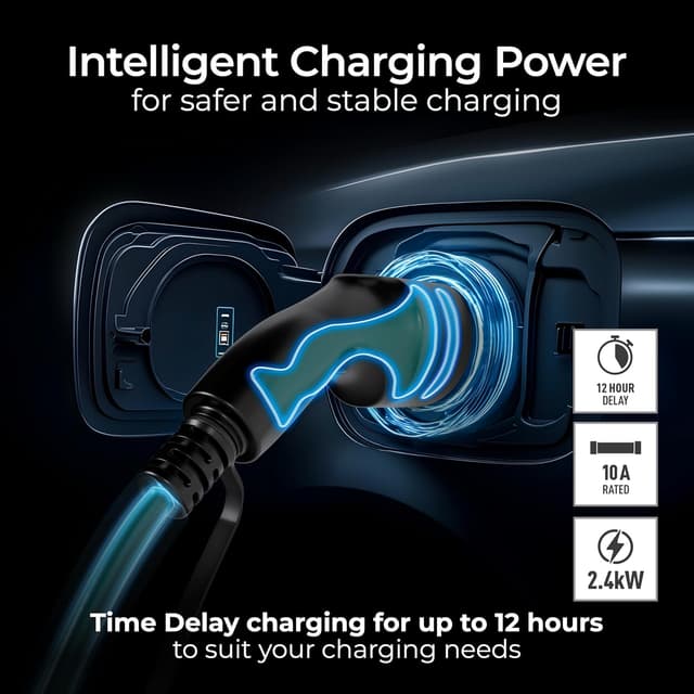 Detalle 2 de Masterplug EV charging cable 2.4kW, Mode 2