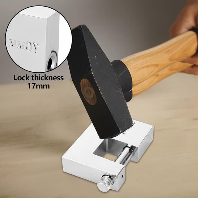 Detalle de ASelected Candado pesado 70 mm para exteriores