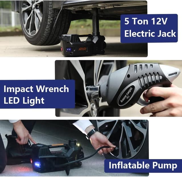 Thumbnail 3 de ROGTZ Hydraulic Car Jack Kit 5 Ton with Air Pump