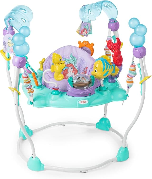 Detalle de Bright Starts Sea of Activities, Saltador de Bebés Ariel Disney🧜♀