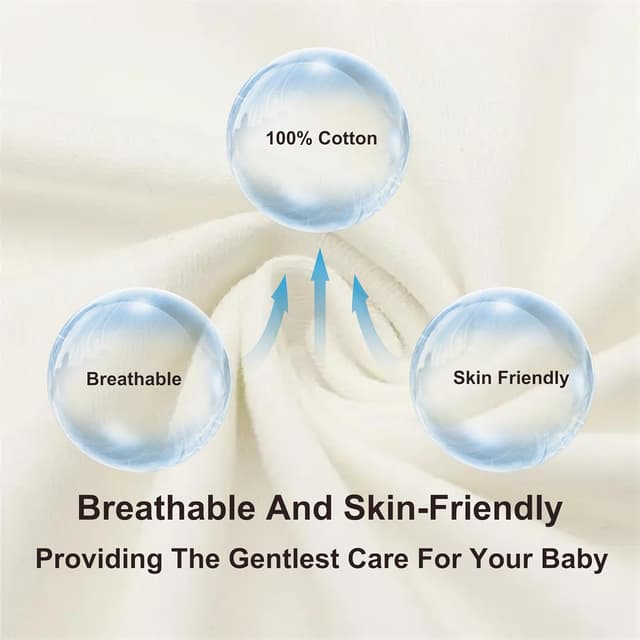 Detalle 1 de Hakochia Hakochia Waterproof Baby Bibs 10-pack