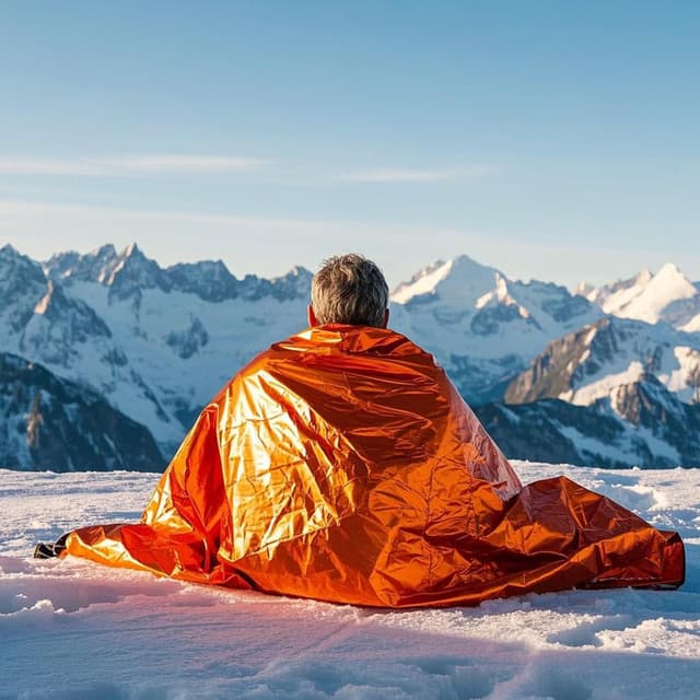 Thumbnail 3 de Notfall Schlafsack Set 2er Pack Survival Biwaksack