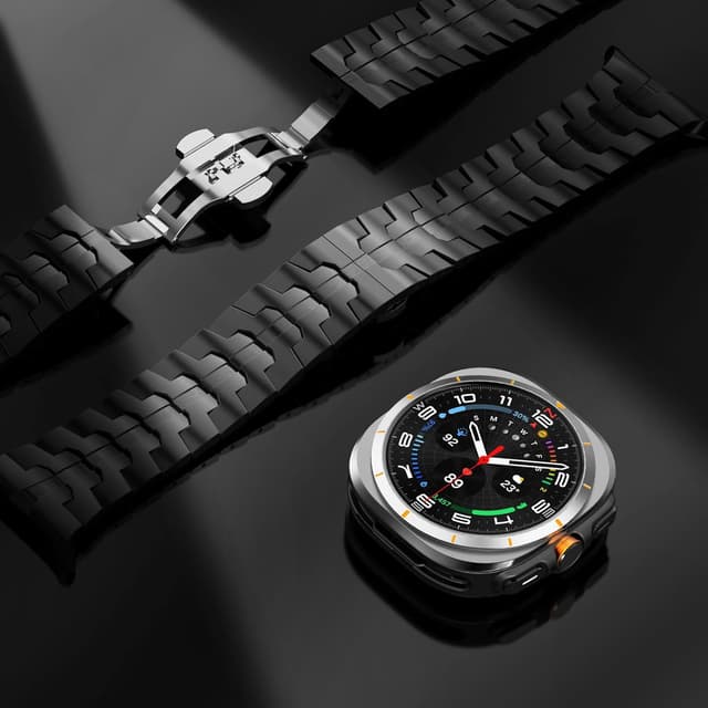 Detalle de KADES Bracelet en acier inoxydable pour Galaxy Watch Ultra 47 mm (2024/2025)