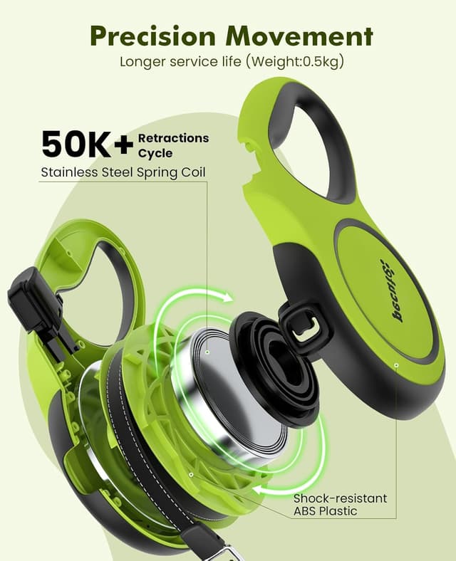 Detalle de Pecute retractable dog lead 8m, 360°