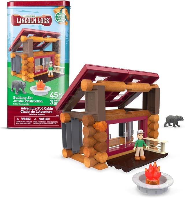 Imagen de Lincoln Logs Adventure Pod Cabin en OfertitasTOP