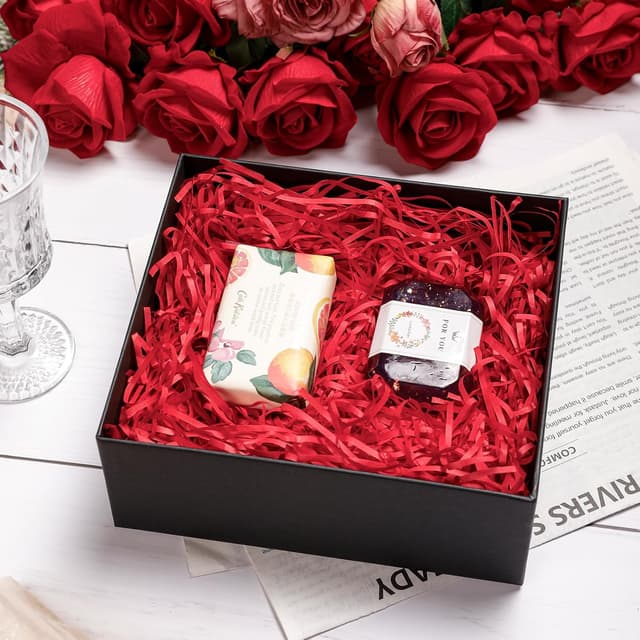 Thumbnail 4 de 500 g Geschreddertes Papier Rot als Füllmaterial