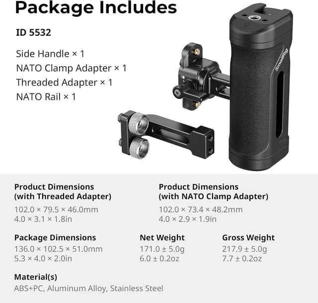 Thumbnail 6 de SMALLRIG 5532 maniglia laterale 10 kg