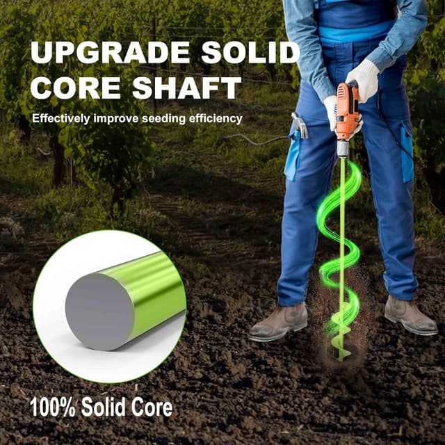 Thumbnail 5 de TCBWFY 3.5"x16" & 1.6"x16.5" Garden Auger Drill Bit 🛠