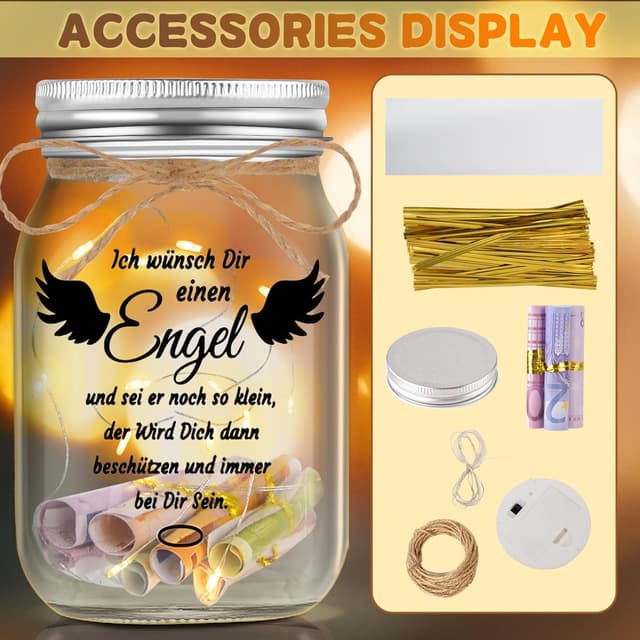 Thumbnail 6 de LED Flaschenlicht Konfirmationsgeschenk 50 Ringe