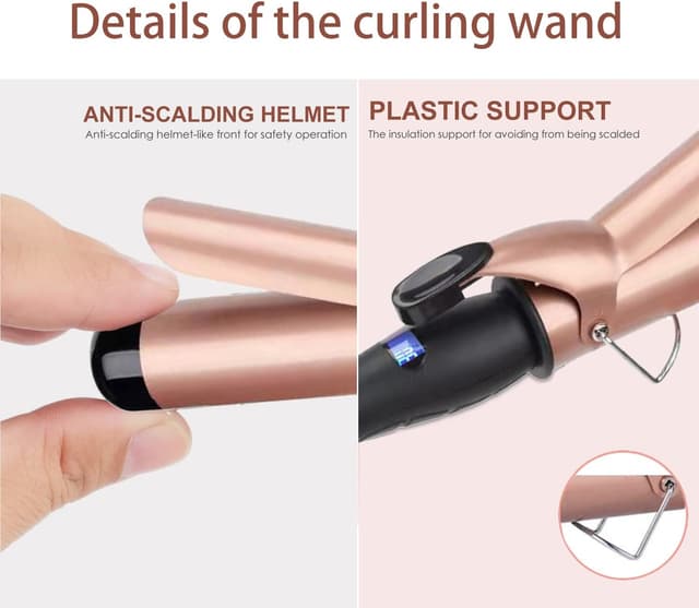 Thumbnail 6 de Curling Wand 38mm Large Barrel with Adjustable Temperature