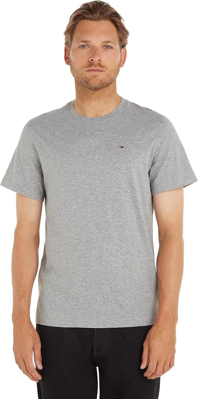Imagen de Tommy Jeans TJM Original Slim Fit camiseta gris XL en OfertitasTOP