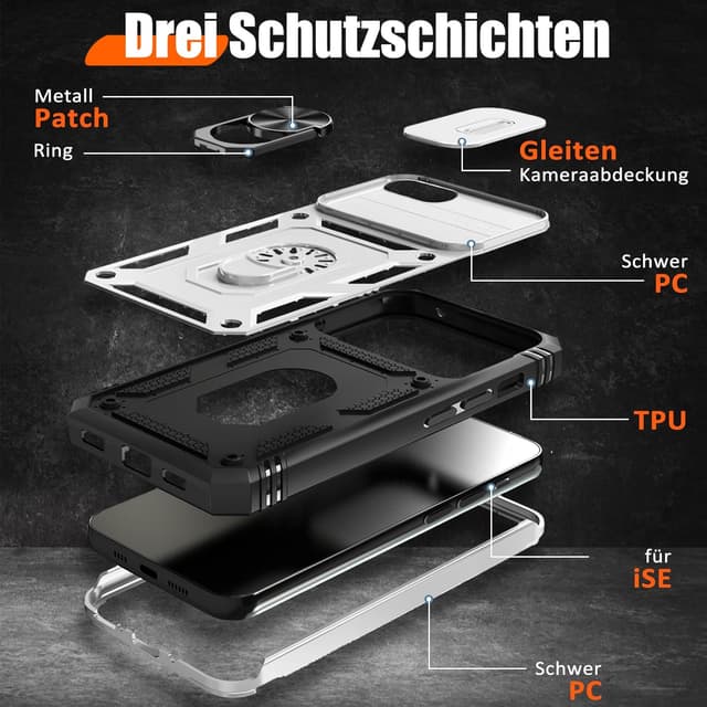 Detalle de Giyer iPhone Hülle mit 360° Ständer