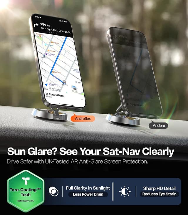 Detalle de TORRAS OrigArmor AR iPhone 17 Pro 9H+ Screen Protector