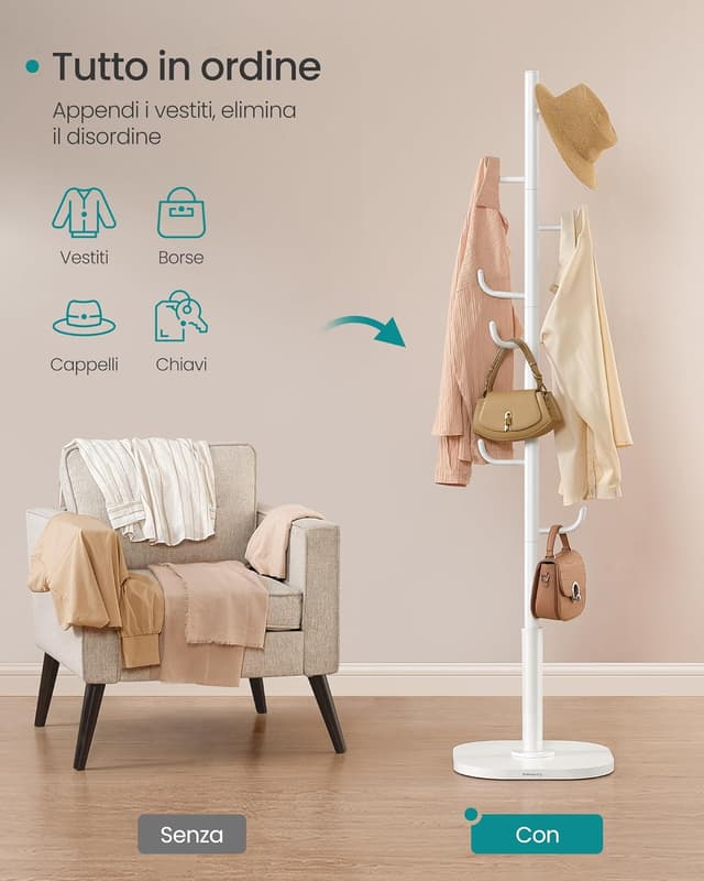 Detalle de SONGMICS Attaccapanni Cactus 175,3 cm