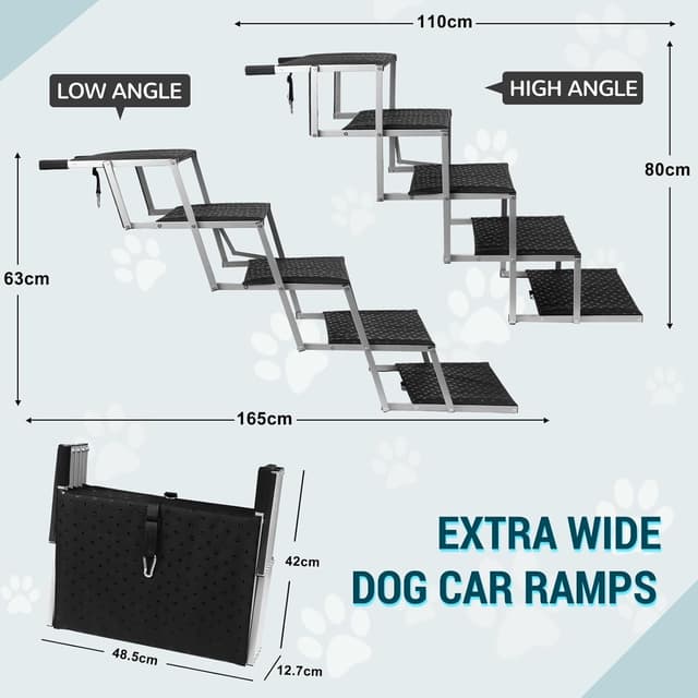 Detalle 2 de Dog steps ramp 113 kg, 5 steps