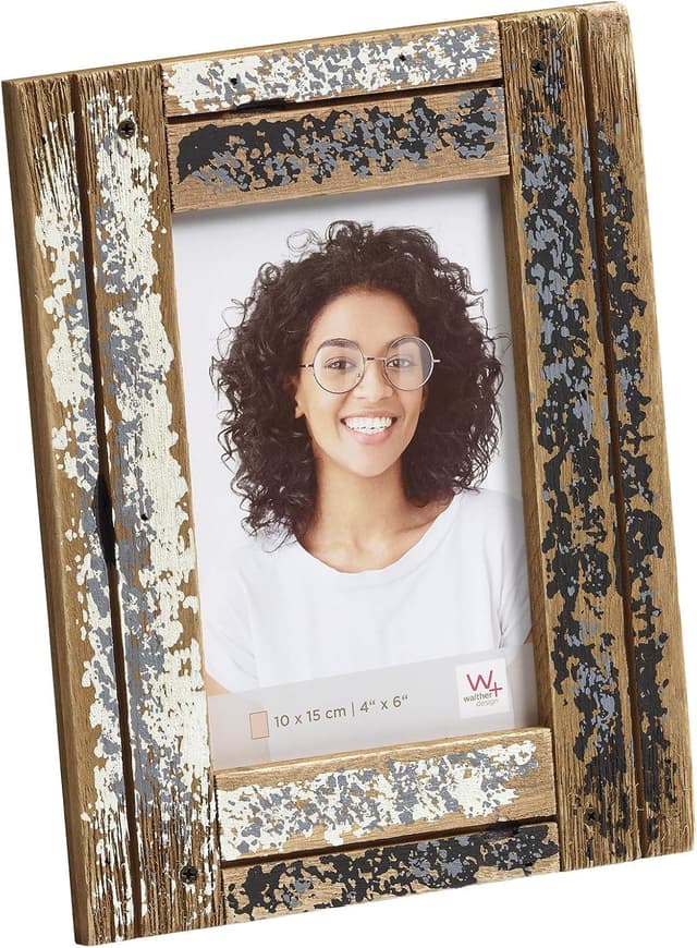 Detalle de Cadre photo Walther Design blanc 13 x 18 cm Dupla Portrait YA318W