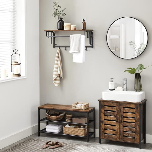 Thumbnail 3 de VASAGLE LCR12BX Appendiabiti da parete 30x66 cm