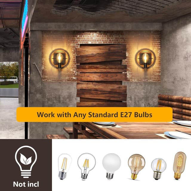 Detalle 2 de Applique murale vintage Comely E27 26 cm