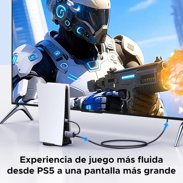 Detalle 2 de UGREEN 2M Adaptador HDMI-DisplayPort 4K 60Hz Bidireccional 🔁