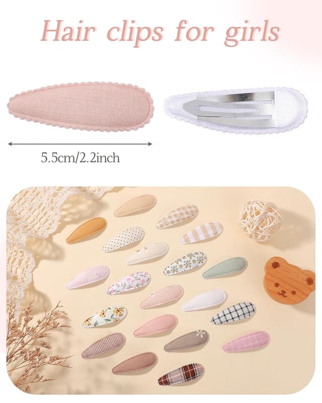 Thumbnail 1 de doboi 40Pcs Toddler Hair Clips 2.2in