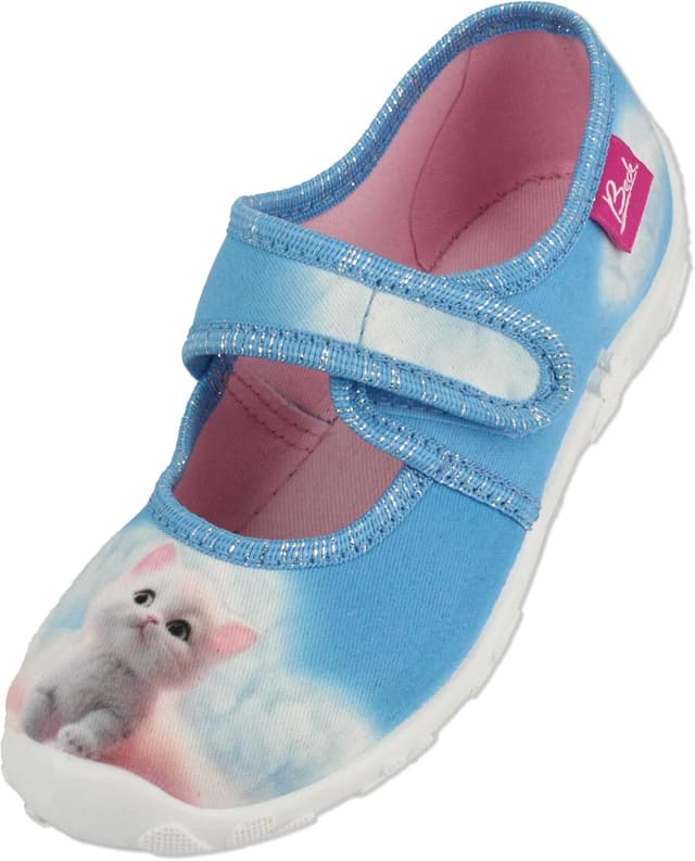 Detalle de Beck Mädchen LilyHausschuh für Kinder