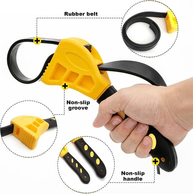 Detalle de Generic Rubber Strap Wrench for use