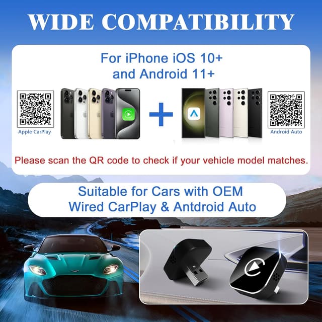 Thumbnail 5 de Wireless CarPlay Adapter 2026 Wired-to-Wireless CarPlay
