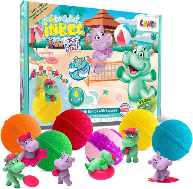 Imagen de INKEE Scatola 6 bombe da bagno Fun Beach per bambini en OfertitasTOP