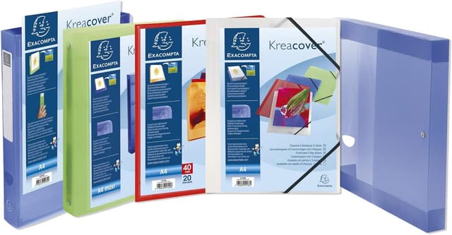 Detalle 2 de Exacompta 54960E Raccoglitore 5 pezzi A4