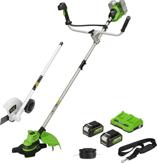 Detalle de Greenworks GD24X2BCB Decespugliatore 48V