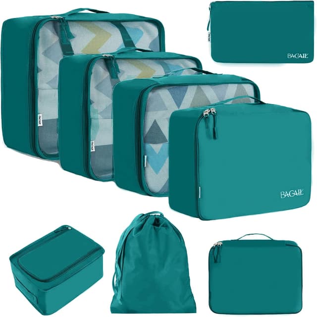 Imagen de BAGAIL Packing Cubes 8‑Set 46cm for Travel en OfertitasTOP