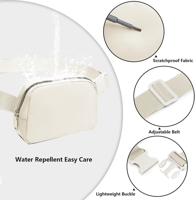 Thumbnail 5 de Miss Lulu sac banane unisexe avec ceinture réglable – pratique pour ville, course et sorties nature