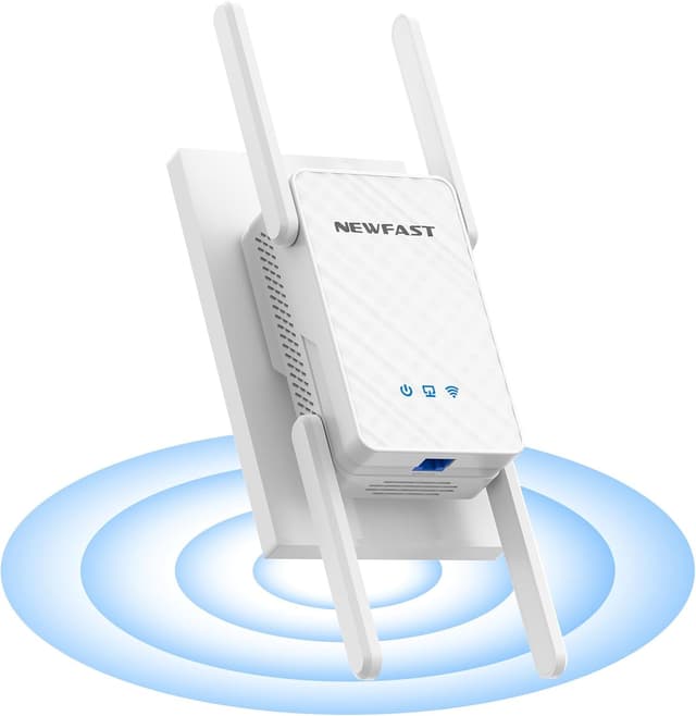 Detalle de NEWFAST WLAN Repeater WiFi 6 mit 3000 Mbps
