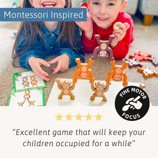 Thumbnail 4 de Jaques of London Monkey Stacking Game