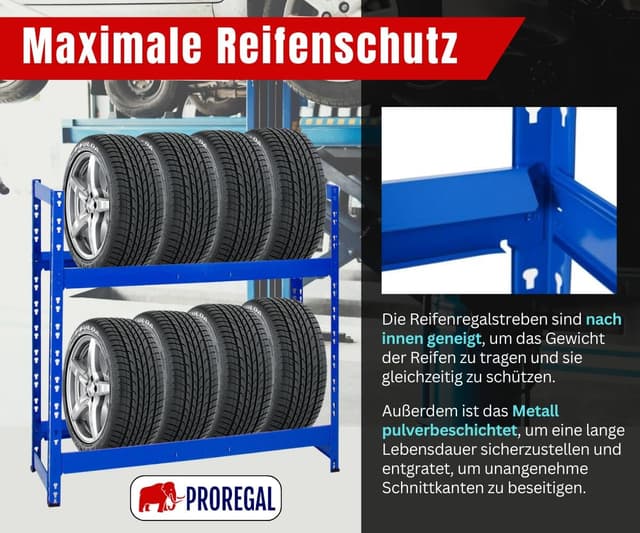 Thumbnail 6 de PROREGAL Reifenregal Tiger 150 kg