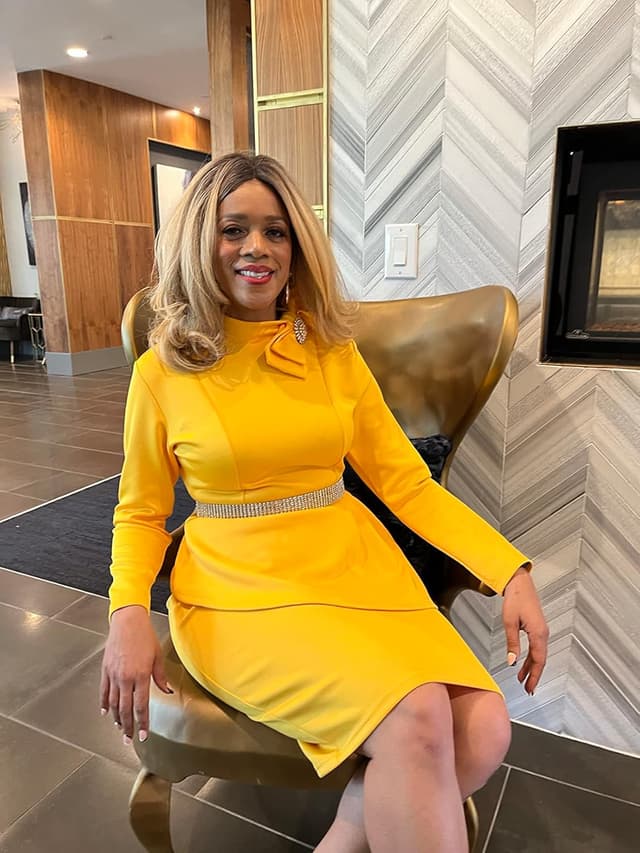 Detalle 2 de Women’s Peplum Bodycon Long Sleeve Bow & Ruffle Pencil Dress (Work to Party)