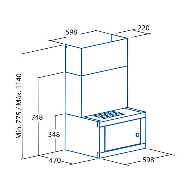 Detalle 2 de Cata CHORUS XBK/C campana 3 velocidades 1 unidad